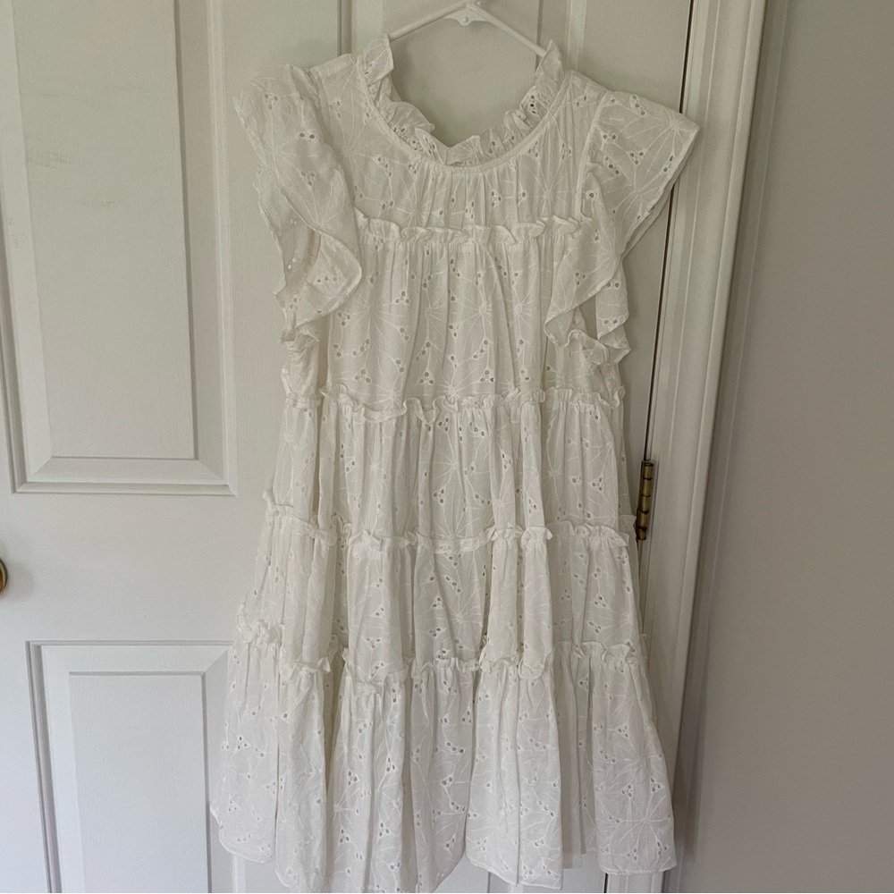 En Saison White Medium Dress